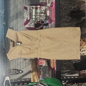 The Limited Tan Dress